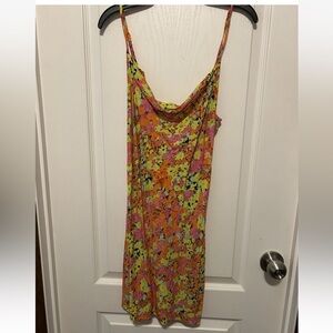 Nasty Gal Multicolor Floral Dress - Size 2
